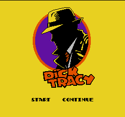 Dick Tracy (USA) Title Screen